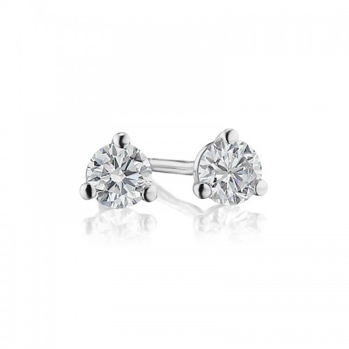 1/4TW Diamond Martini Stud Earrings